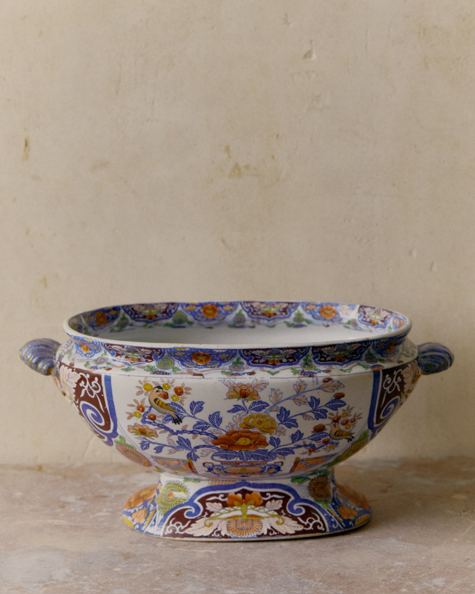 19th Chinoiserie Serving Bowl