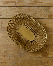 Mid-Century Decorative Brass Basket
