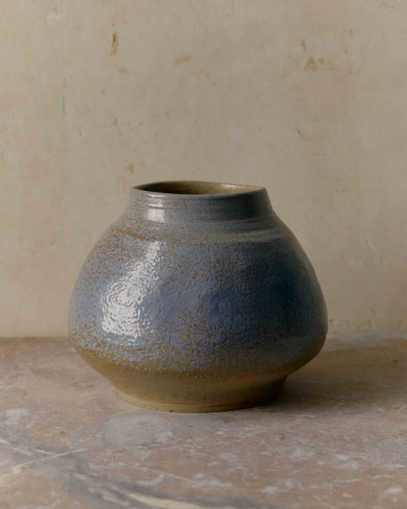 Blue Studio Pottery Vase
