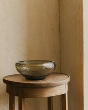 Smoky Green Whitefriars Glass Bowl image 0