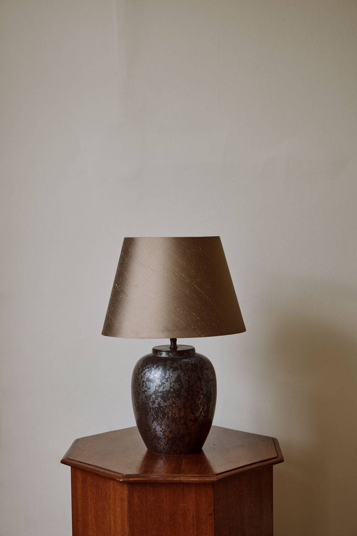 Poole Lustre Vase Wired As a Lamp