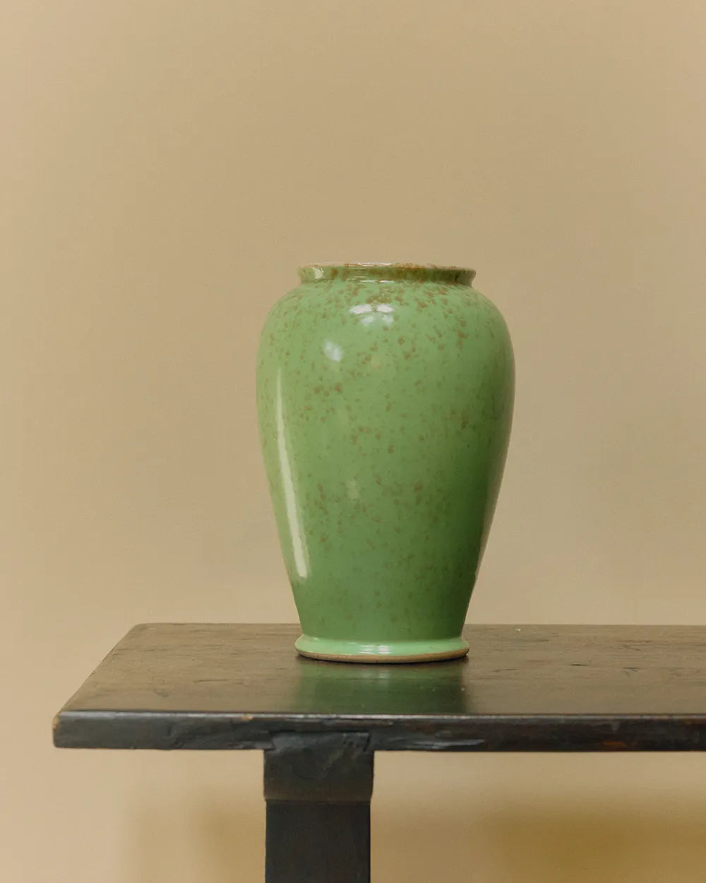 Speckled Glaze Celadon Porcelain Vase from Rosenthal, 1930s image 0