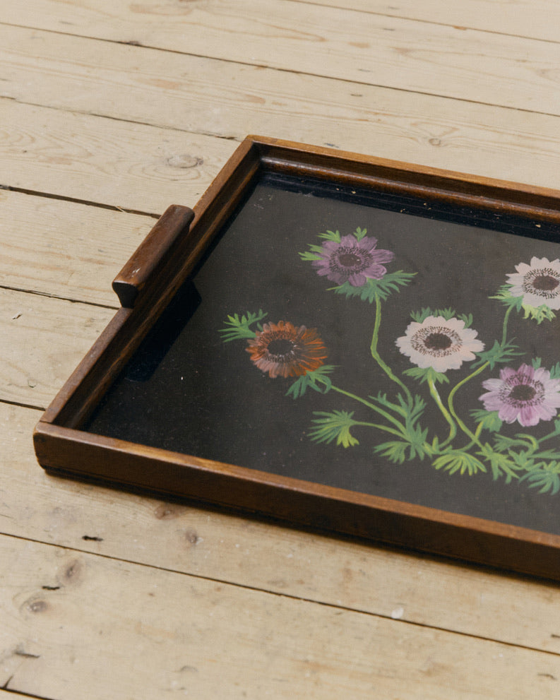 Hand painted glass Tray image 0