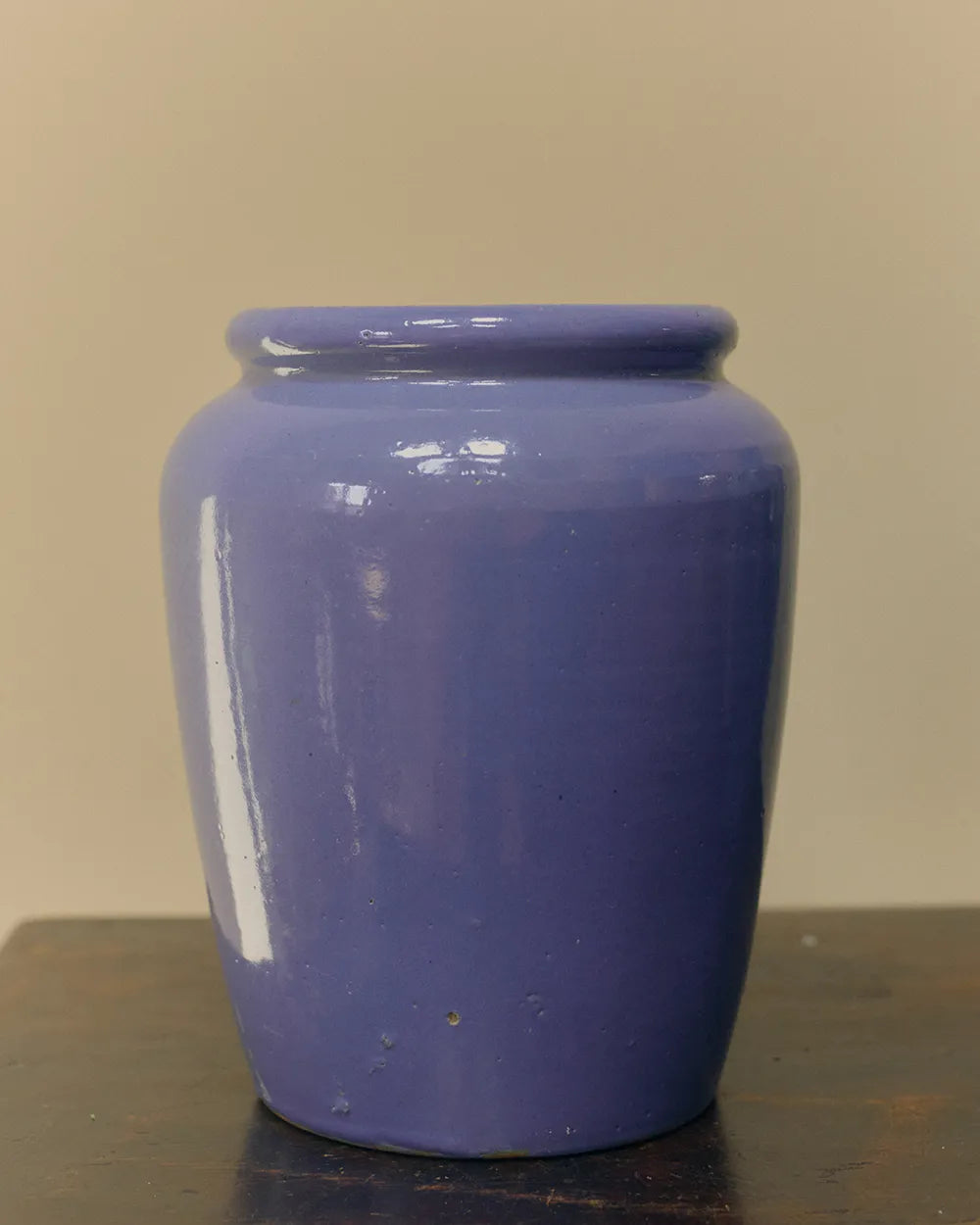 Pearsons of Chesterfield blue stoneware vase image 2