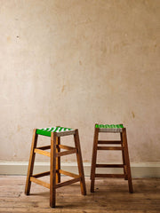 Pair of low stools image 0